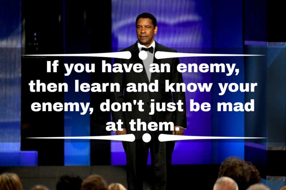 Denzel Washington's motivational quotes