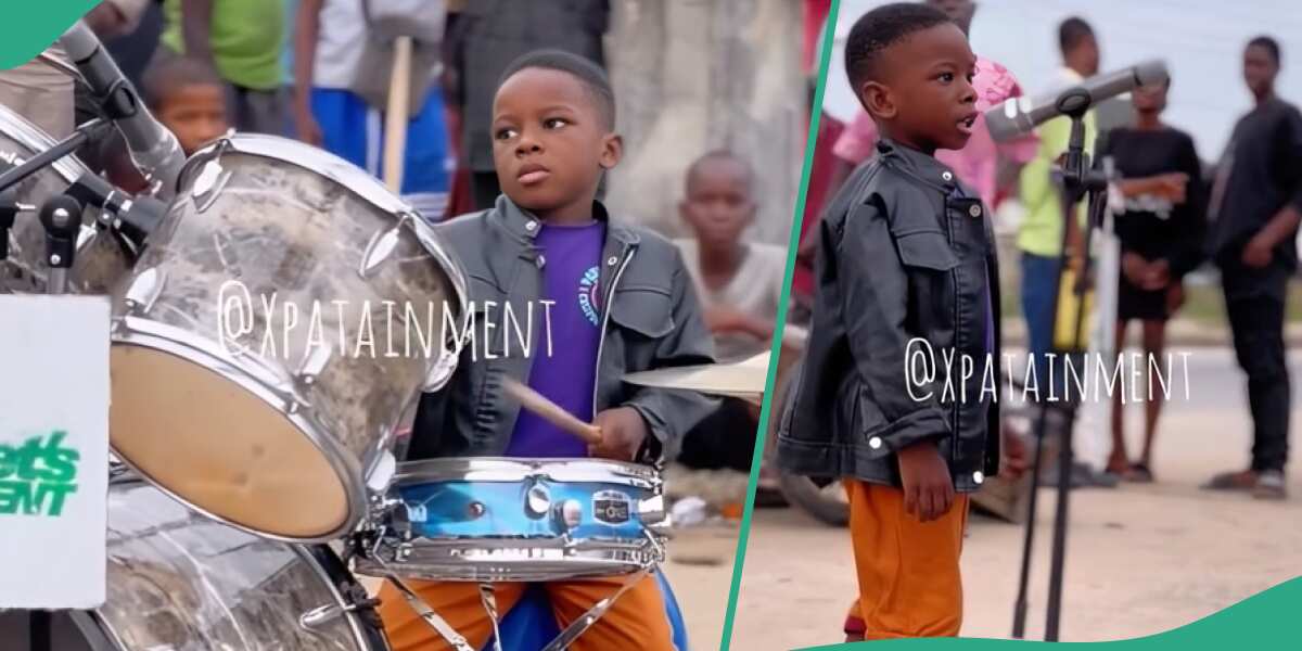 5-year-old drumming prodigy wows crowd in Lagos: watch the viral video