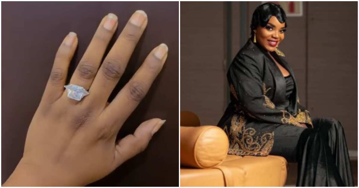 Check out the huge engagement ring Empress Njamah got as she announces engagement