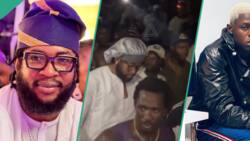 Mohbad: Abu Abel's presence at candlelight procession causes a buzz as people hail him in video