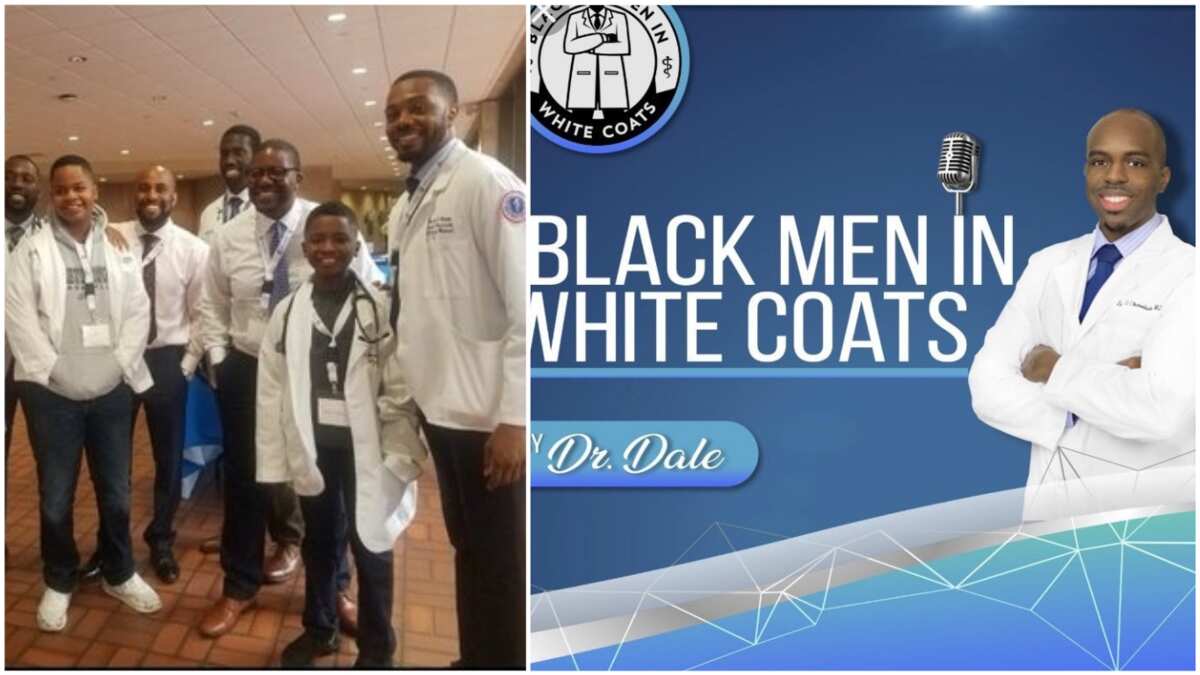 Dale Okorodudu and his black men in white uniform encourage kids to ...