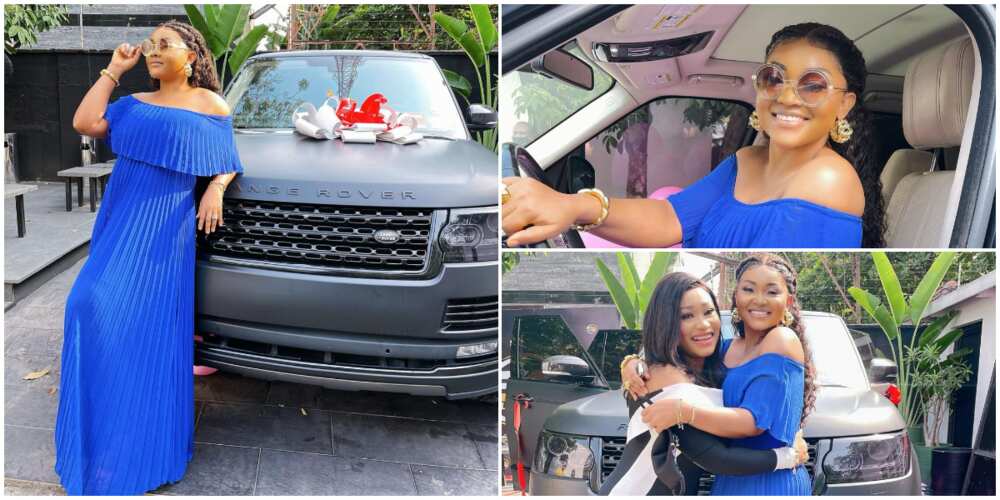 Actress Mercy Aigbe surprised with a brand new Range Rover HSE as birthday gift