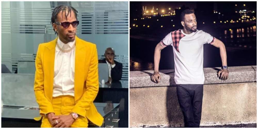 Nigerians react to video of singer 9ice with another woman in a hotel room