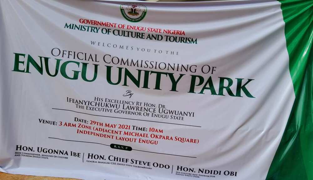 Enugu Unity Park: Governor Ugwuanyi Visits Park Ahead of Inauguration