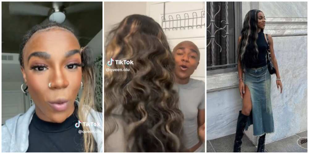 Lady's wig gets stolen