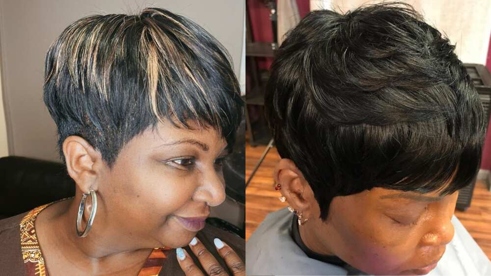 Short weave hairstyles for a bob