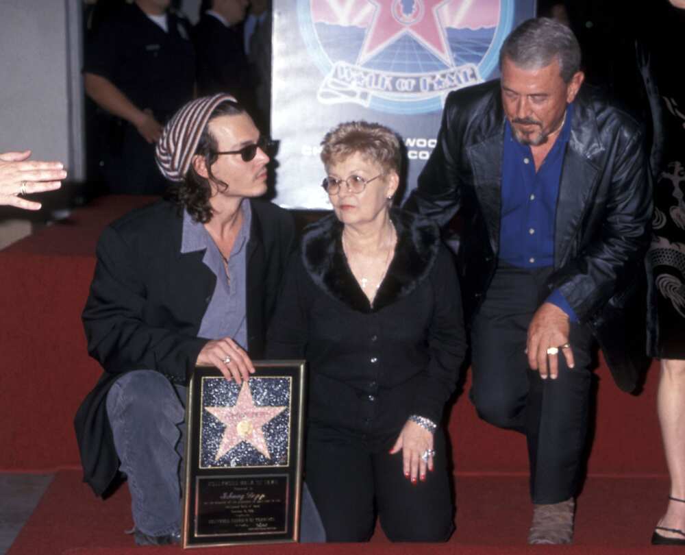 Johnny Depp's mom and dad