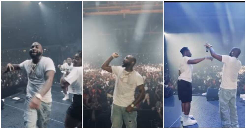 Photos of Davido's performance in Chicago