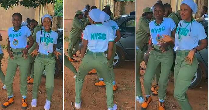 Moment corps members burst into serious dance moves, video stuns people