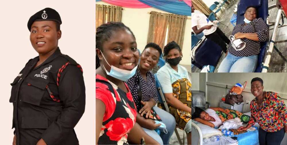 Reactions as policewoman donates her blood to save a pregnant woman in labour
