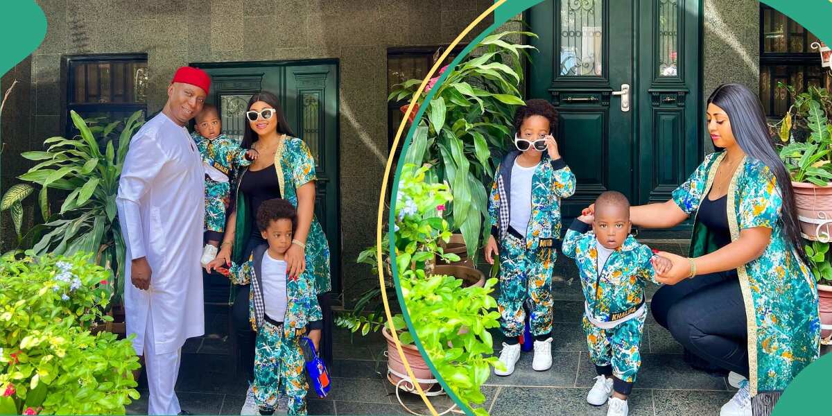 Check out Regina Daniels' Nigeria Independence Day photos that left fans gushing over her family