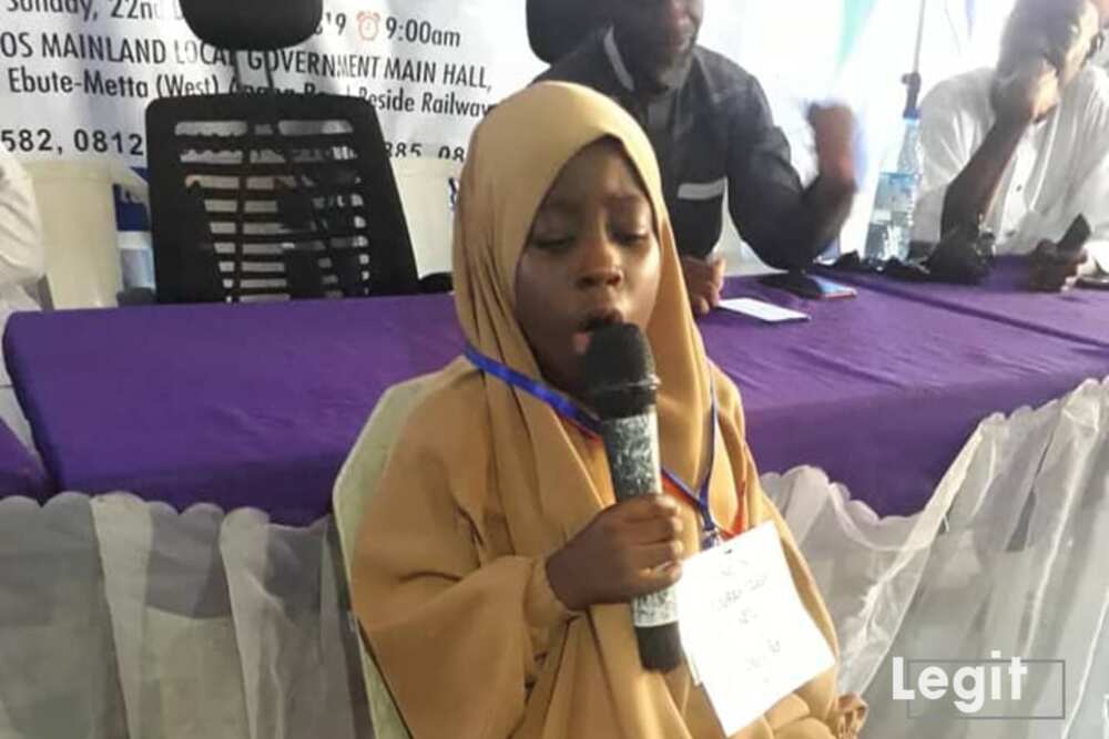 8 year-old-girl wins Lagos Quran, hadith competition