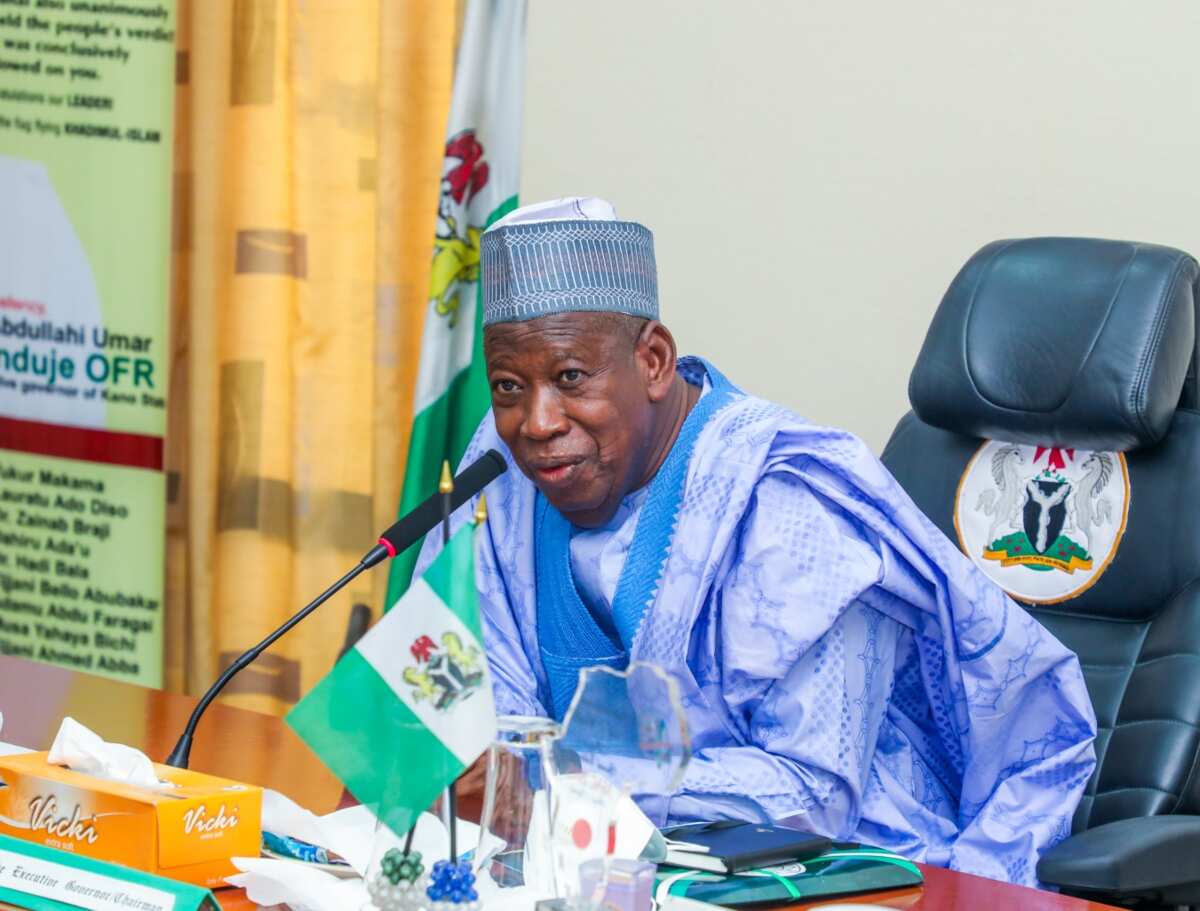 Commissioner sacked for celebrating Abba Kyari's death writes emotional note to Ganduje, denies the originator of controversial picture