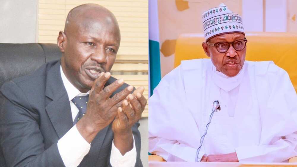 Minister reveals why ex-EFCC Chairman Magu is still on till on FG's Payroll