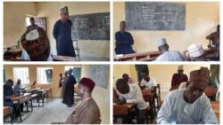 Drama as Governor Zulum personally conducts test for teachers, photos go viral