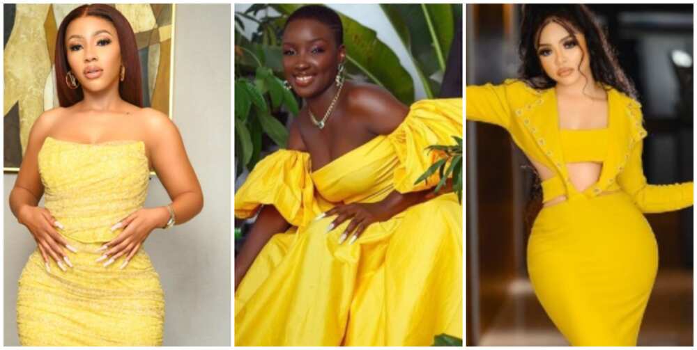 Photos of Mercy Eke, Saskay and Nengi. Photos of Mercy Eke, Saskay and Nengi.