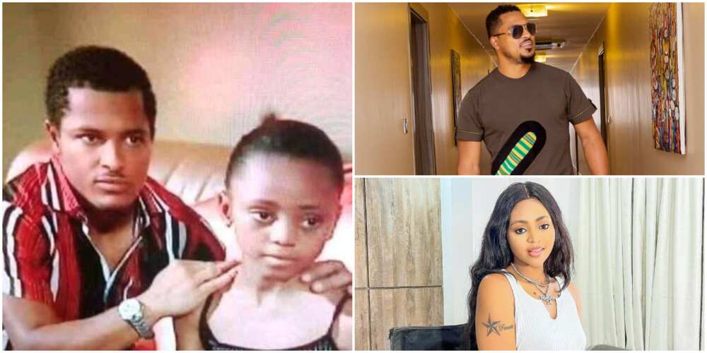 Epic throwback of actor Van Vicker and Regina Daniels cracks up social media users