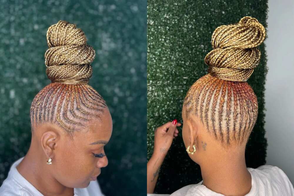 Cornrow Fulani Braids Ponytail 🔥👌 Like - Braids for Women