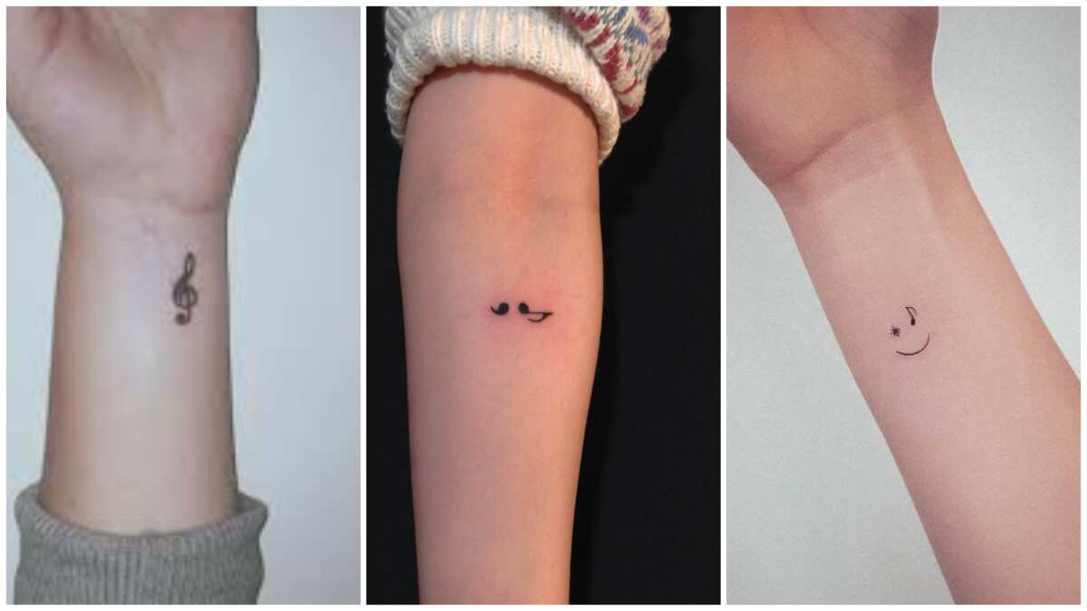 Waterproof Temporary Tattoo Sticker Music Note Bird Butterfly Love on Wrist  Finger Body Art Flash Tatto Fake Tattoos Woman Girl - AliExpress