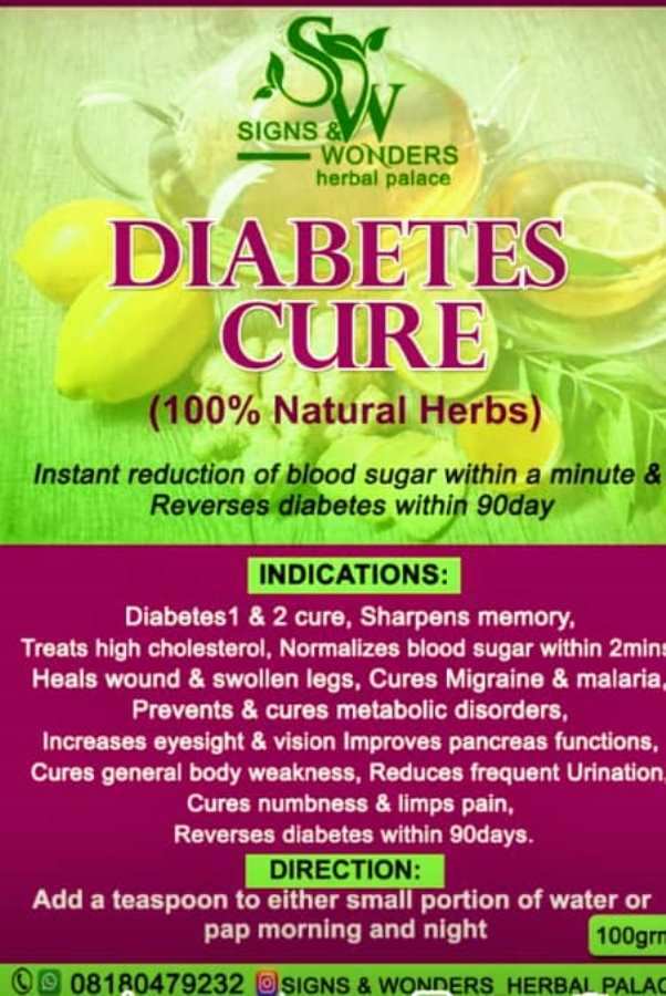 Signs and Wonders Herbal Palace Unveils New Herbal Solutions for Permanent Cure to Diabetes