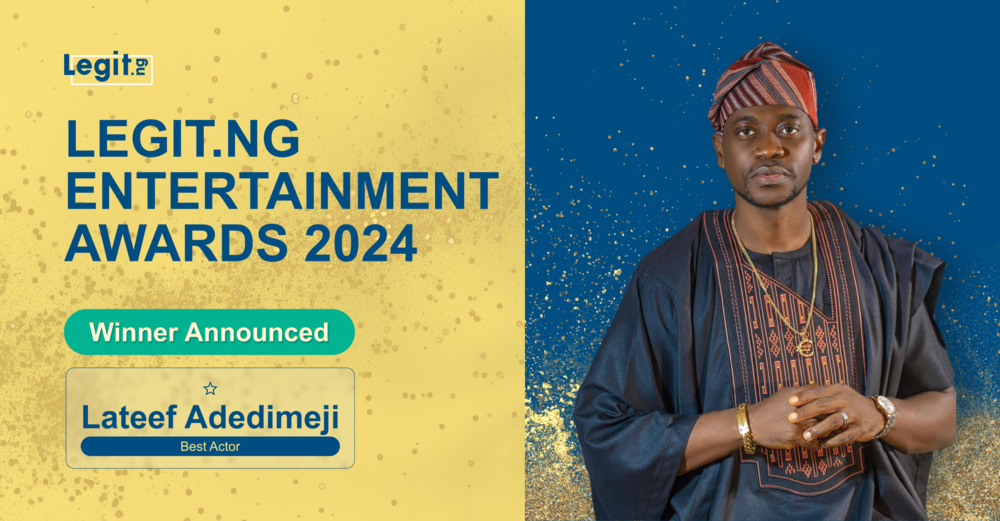 Lateef Adedimeji, Legit.ng Entertainment Awards, Winners, Announcement
