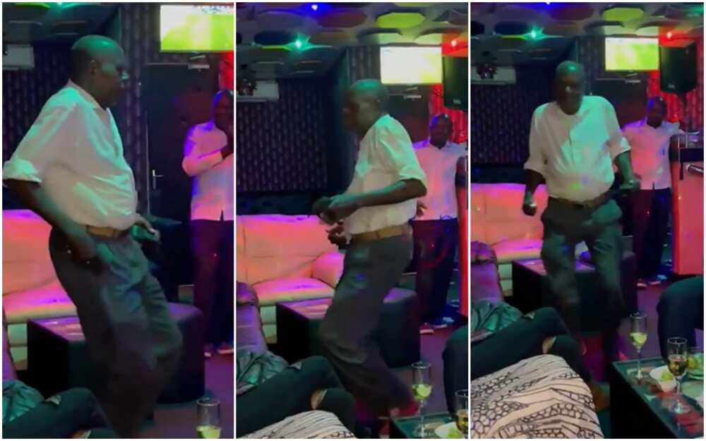 Grandfather dances with much energy in video, gives cool Makosa moves