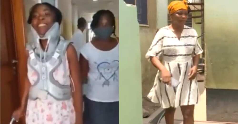 Mary Adobea Agyekum: 33-year-old lady walks after Ghanaians donated GHc 100k for her surgery