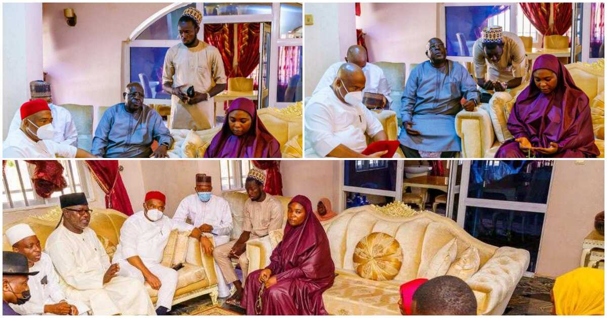 Photos show emotional moment Uzodimma visits family of late Ahmed Gulak