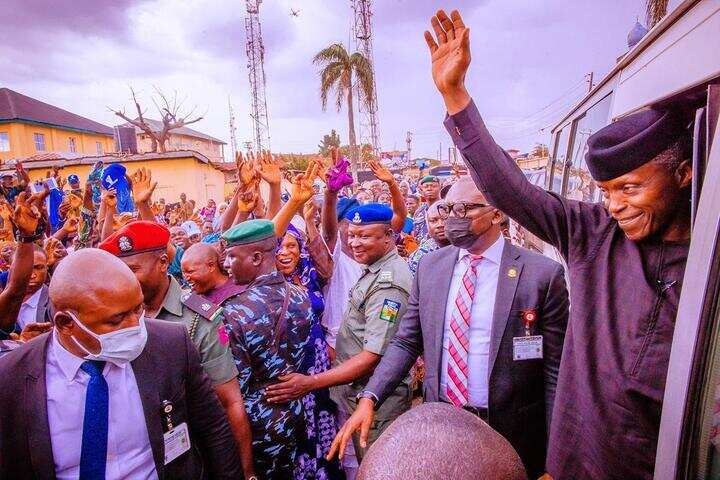 2023: Shouts of 'incoming president' rents the air as Osinbajo visits Osun state