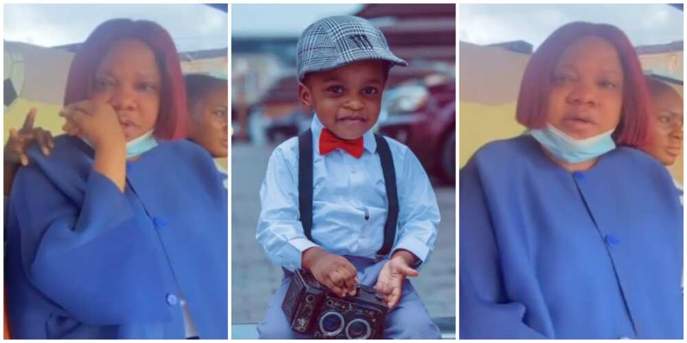 Photos of Toyin Abraham and her son, Ire.