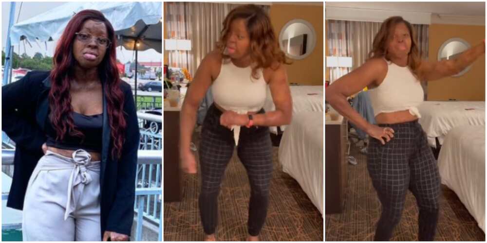 Nigerians gush over plane crash survivor Kechi as she joins 'dancina' challenge by Yemi Alade