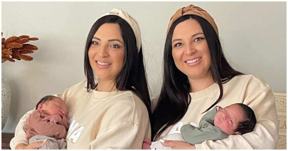 "What are the Odds?": Identical Twin Sisters Welcome Firstborn Sons Hours Apart, Have Same Weight