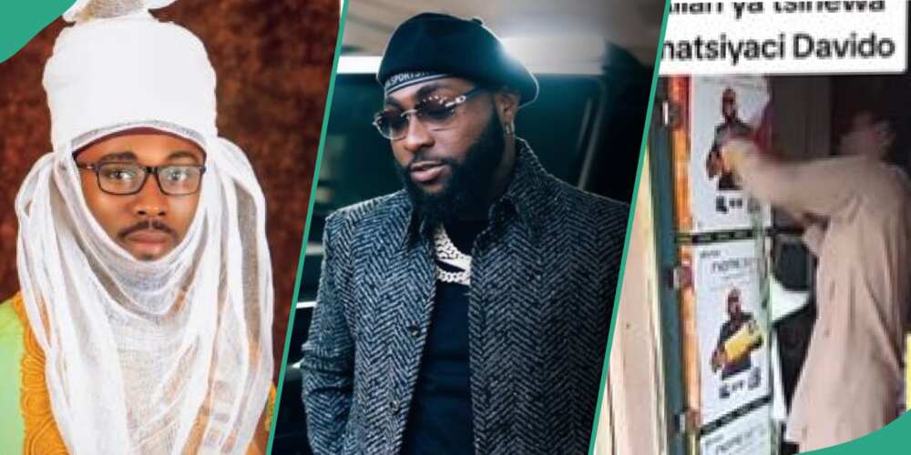 Photos of Davido and some Northern Muslims