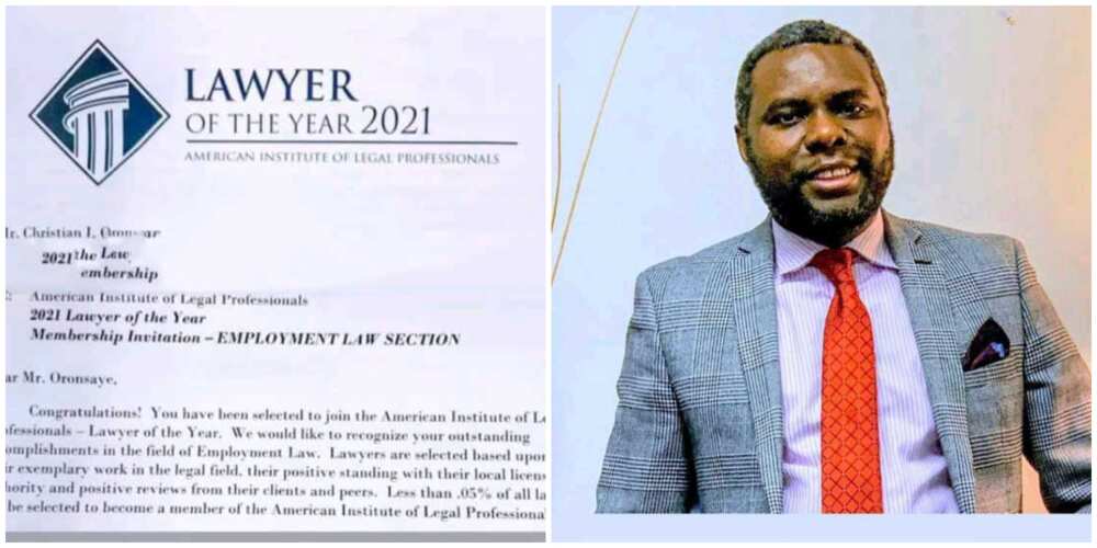 Man who Broke Record at the Nigerian Law School Celebrates as He Becomes an Attorney in the US Man who Broke Record at the Nigerian Law School Celebrates as He Becomes an Attorney in the US