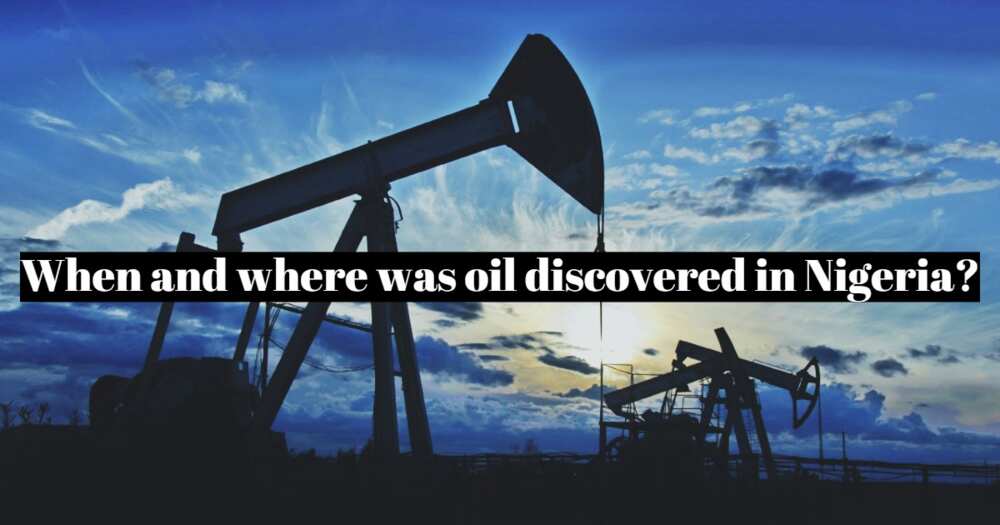 When and where was oil discovered in Nigeria?