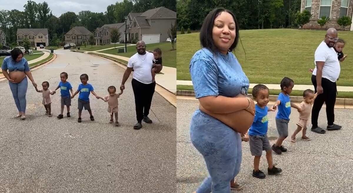 Video: This mother has two sets of twins and she is currently pregnant