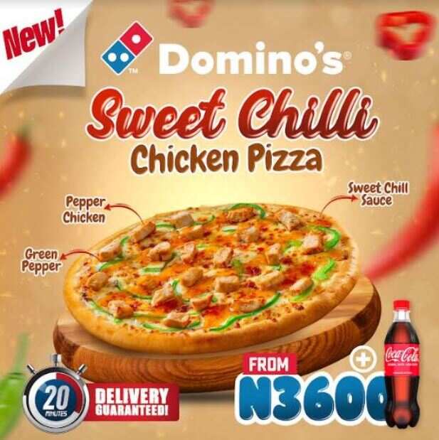 Enjoy Sweet Chills with the New Domino’s Sweet Chilli Chicken Pizza
