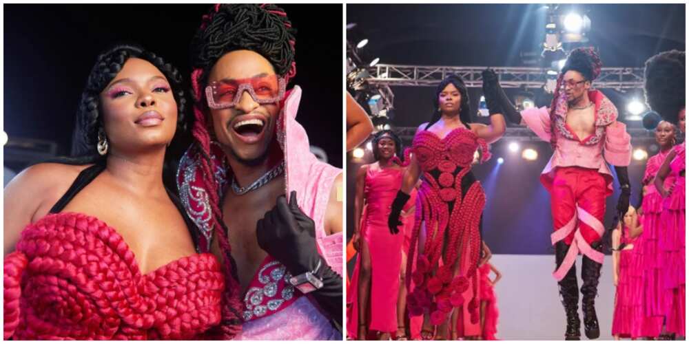 Strutting in Glamour: Yemi Alade, Denrele Walk Runway At First AMVCA ...