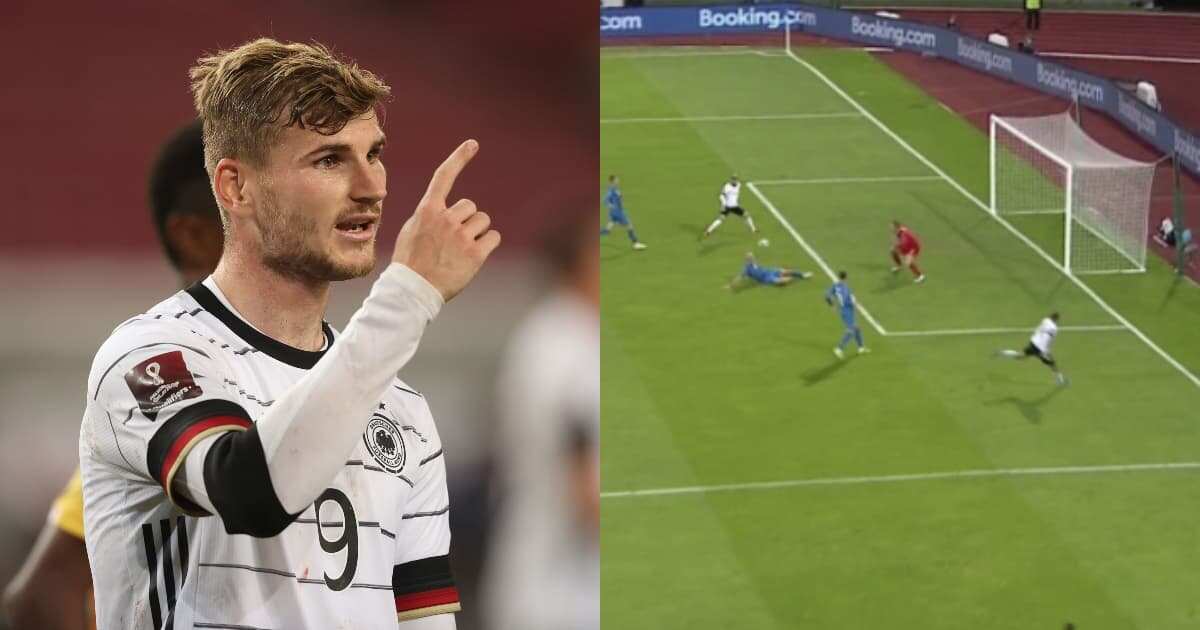 Chelsea star Werner produces one of the worst misses in football, it is as bad as that of Yakubu