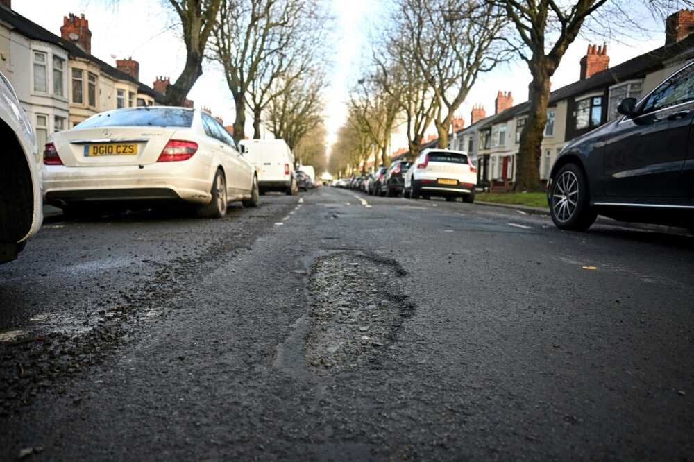 Potholes form when water seeps into cracks and freezes