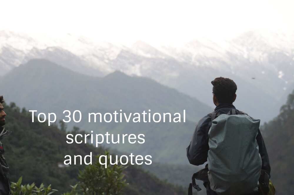 Top 30 motivational scriptures and quotes