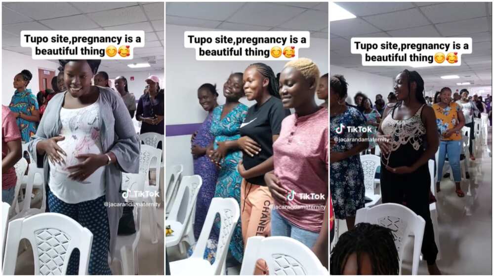 Pregnant women dancing/women sang to their unborn kids. Pregnant women dancing/women sang to their unborn kids.