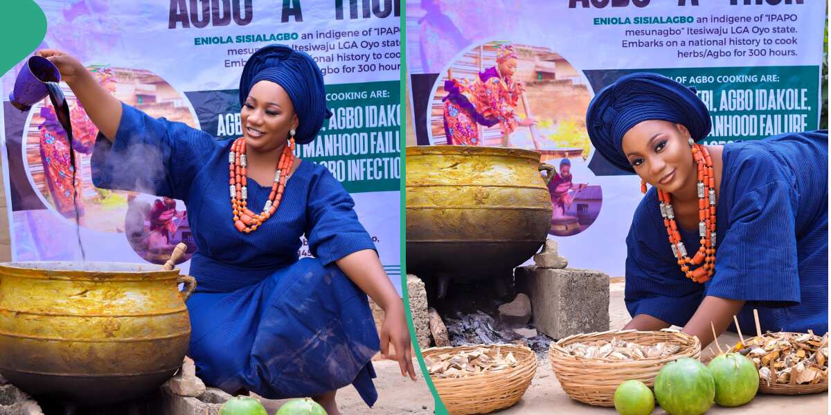 Nigerian lady set to cook agbo for 300 hours in Ibadan to set Guinness World Record