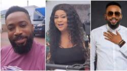 “This weather na for Netflix & collect”: Frederick Leonard flirts with Uju Okoli, she responds in funny video