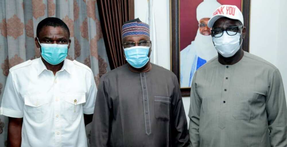 Governor Obaseki pays courtesy visit to Atiku after reelection victory Governor Obaseki pays courtesy visit to Atiku after reelection victory