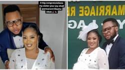 Bidemi Kosoko officially ties the knot with father of her 2 kids, photos from court wedding surface online