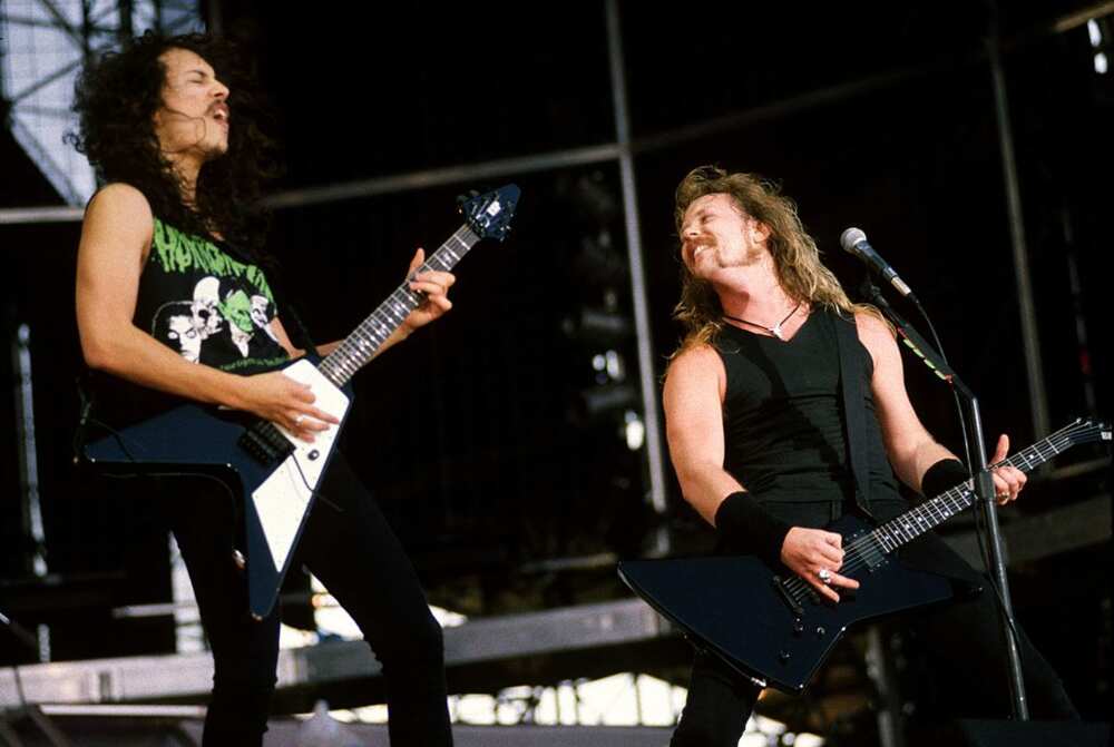 Metallica sur scène en 1991