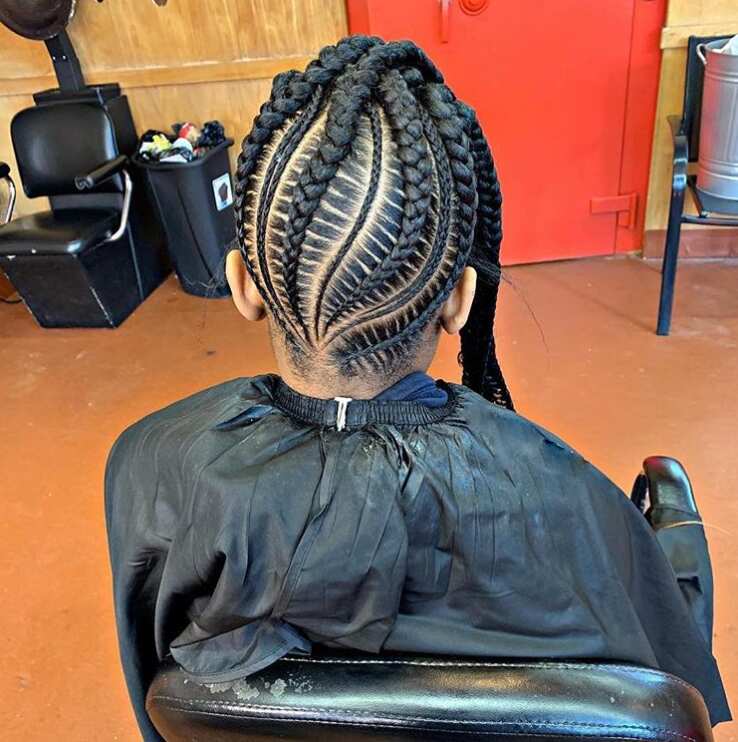 fishbone braids styles