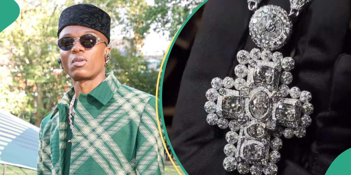 See the the $1million ice chain that Wizkid just bought for himself(video)