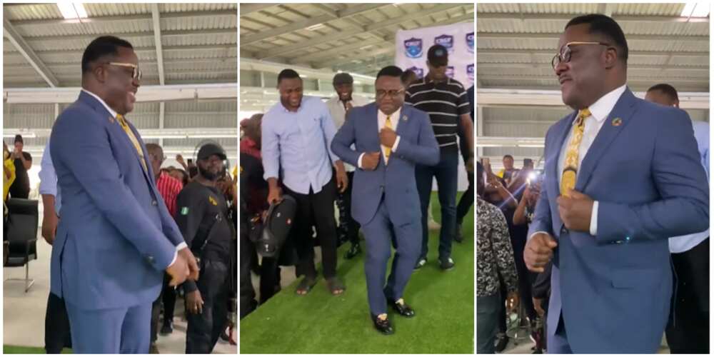 Governor Ayade shows off hot legwork moves in viral video